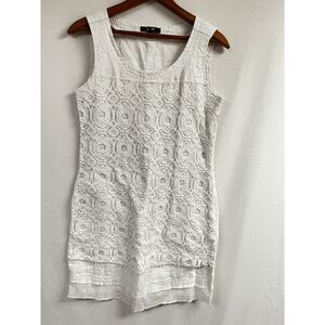 Yest Womens Sleeveless Sequin Mini Dress Size 4